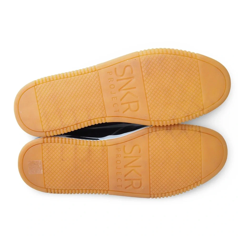 SNKR Project Lafayette Sneakers‎ SNKR1811 Black Gold Mens 12 Low Top Shoes
